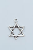 Minimal Pentagram Gümüş Kaplama Kolye Ucu