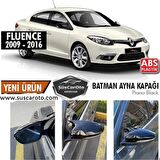 Renault Fluence 2009-2016 Batman Yarasa Ayna Kapağı Piano Black ABS Plastik