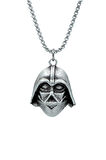 Star Wars - Darth Vader Örme Zincir Kolye - Gümüş Kaplama - Erkek Kadın Kolye - No:1349
