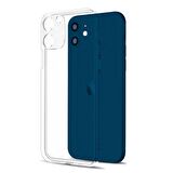 Gpack Apple iPhone 12 MİNİ Kılıf Kamera Korumalı Şeffaf Silikon
