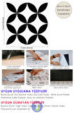 Technojet Kendinden Yapışkanlı Modern Tasarımlı Mutfak Banyo Zemin Duvar Kaplama PVC Karo 30cm×30cm