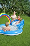 Su Pompalı- Bestway 53092 Kaydıraklı Fıskiyeli Eğlence Havuzu-257 X 145cm 