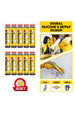 10 ADET SOUDAL ŞEFFAF SİLİKON 280 GR