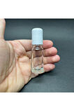 10 Cc ŞEFFAF Cam Roll-on Şişesi - 10 Ml Çelik Bilyeli Şişe - Cam Roll On Şişe - Cam Şişe (80 Adet)