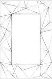 Modern Geometrik Gri Dijital Baskı Halı Kaydırmaz İnce Yıkanabilir
