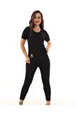 Bay Bayan Fermuarlı Termal Sauna Suit Takım Terleten Atlet ve Tayt Korse Termal Takımı Unisex