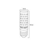 Mısır Şeffaf 10W Üç Renkli E27 LED 10'lu Ampul ERD-307