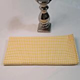 SARI PİTİ KARELİ MASA ÖRTÜSÜ