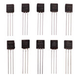 200 Adet Transistör Seti Kutulu 10 Tip Npn Pnp To-92 Bc327 Bc337 Bc517 Bc547 Bc548 Bc549 Bc550
