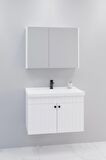 Avien 80 Cm Banyo Dolabı Bgn Aynalı  - Boy Dolap Hariç