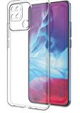 Xiaomi Redmi 10C Şeffaf Tıpalı Yumuşak Slikon Kılıf