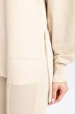 DeFacto Regular Fit Bisiklet Yaka Basic Düz Sweatshirt Tunik D4800AX24AUBG359