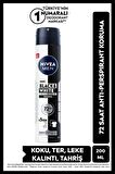 Nivea MEN Erkek Sprey Deodorant Black&White Invisible Original 200ml, 72 Saat Anti-perspirant Ter Koruması