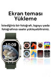 Ultra 10 Watch 49mm 10 in 1 Edition 10 Kordon + Silikon Koruyucu Kablosuz Şarj Özellikli Akıllı Saat