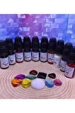Epoksi Şeffaf Transparan Pigment Set 10 Renk 100 ml