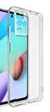 Xiaomi Redmi 10 2022 Şeffaf Tıpalı Yumuşak Slikon Kılıf