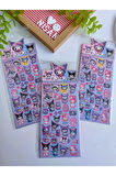 Kuromi Holografik Sticker 1 Adet