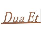 Ahşap Boyanababilir Mdf " Dua Et " Temalı Dekoratif Duvar Yazısı