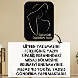 Veraart Işıklı Kişiselleştirilebilir Kadın Temalı Tablo Fragile Dekoratif Gece Lambası 80 cm