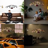 Veraart Işıklı Kişiselleştirilebilir Araba Temalı Tablo Lamborghini Dekoratif Gece Lambası 80 cm