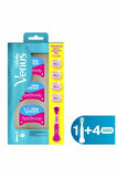 Venüs Comfortglide Spa Breeze Kadın Tıraş Makinesi + 4 Yedek Tıraş Bıçağı