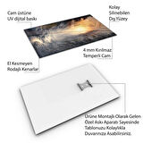 Doğa Manzaralı Cam Tablo - Karışık - Dikey Motif 01-081