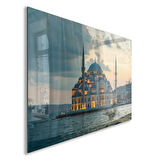 Doğa Manzaralı Cam Tablo - İstanbul - Yatay Motif 02-009