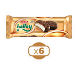 Ülker Halley Çikolata Kaplamalı Sandviç Bisküvi 8'Li 240 G x 6 Adet
