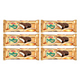 Ülker Halley Çikolata Kaplamalı Sandviç Bisküvi 8'Li 240 G x 6 Adet