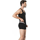 Pierre Cardin  155 Erkek Atlet Boxer Takım - Siyah