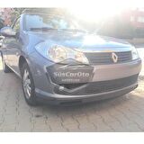 Renault Symbol 2008-2012 Thalia Uyumlu Üniversal Laguna Lip Esnek Ön Lip 2 Parça Tampon Altı Dil Karlık Ön Ek