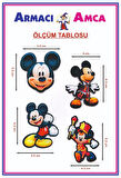 ÜTÜ İLE YAPIŞAN 4 ADET ÖRME KUMAŞ ARMA YIRTIK KAPATICI PRATİK YAMA TEKSTİL PATCH MİCKEY MOUSE 2