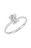 Oval Beyaz Topaz Taşlı Esila Yüzük 0602r0051