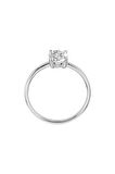 Oval Beyaz Topaz Taşlı Esila Yüzük 0602r0051