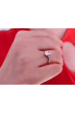 Oval Beyaz Topaz Taşlı Esila Yüzük 0602r0051