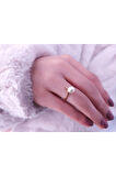 Fairytale Pırlanta Taşlı İnci Yüzük 0602R0056
