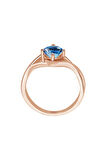 Mavi Topaz Taşlı Moana Yüzük 0602R0058