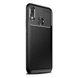 Smcase Xiaomi Mi Play Kılıf Negro Karbon Silikon   Tam Kapatan Cam