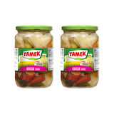 Tamek Karışık Turşu 680 gr Cam x 2 Adet