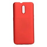 Smcase Oppo Reno Kılıf Lüks Silikon  Tam Kapatan Cam