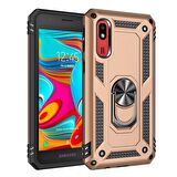 Smcase Samsung Galaxy A2 Core Vega Yüzüklü Tank Kapak Kılıf  Nano Ekran Koruyucu