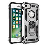 Smcase iPhone 8 Vega Yüzüklü Tank Kapak Kılıf  Nano Ekran Koruyucu
