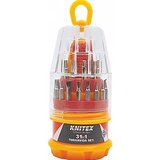 Knitex KTX-2686 31 Parça Bits Uçlu Mini Tornavida Seti