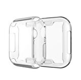 Apple Watch 7 8 45MM Uyumlu Kasa ve Ekran Koruyucu 360 Koruma Yumuşak Silikon