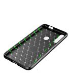 Smcase Huawei Y9 Prime 2019 Kılıf Negro Karbon Desenli Silikon 