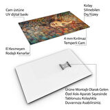 İnsan Cam Tablo - Karışık - Dikey Motif 01-015