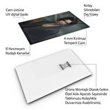 İnsan Cam Tablo - Karışık - Dikey Motif 01-027