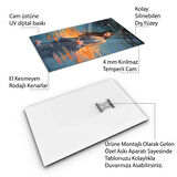 İnsan Cam Tablo - Karışık - Dikey Motif 01-029