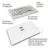 Dini Cam Tablo - Yatay Hat Sanatı - Dini Motif 03-006