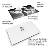 İnsan Cam Tablo - Güzel Kadınlar - Yatay Motif 03-017